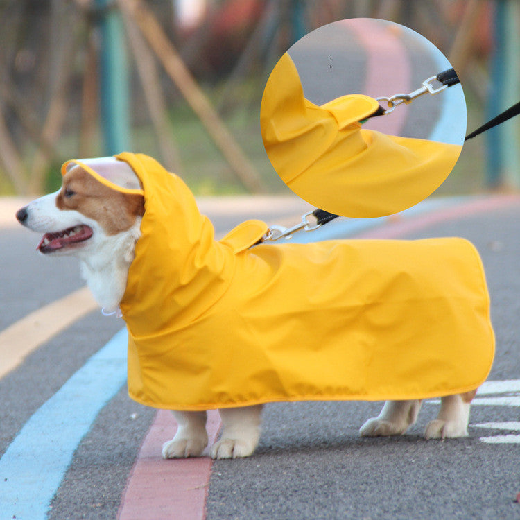Dog Raincoat Transparent Bellyband