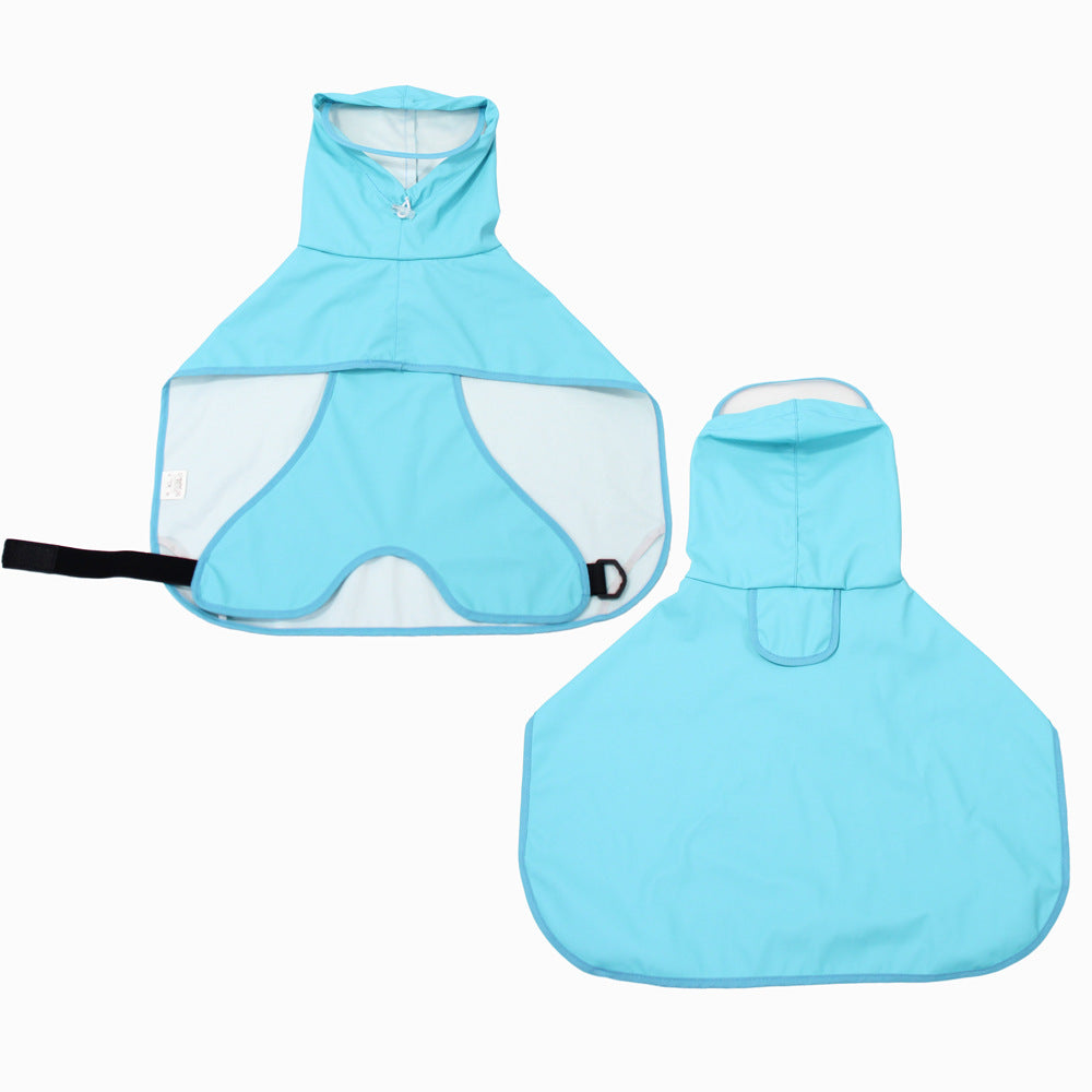 Dog Raincoat Transparent Bellyband