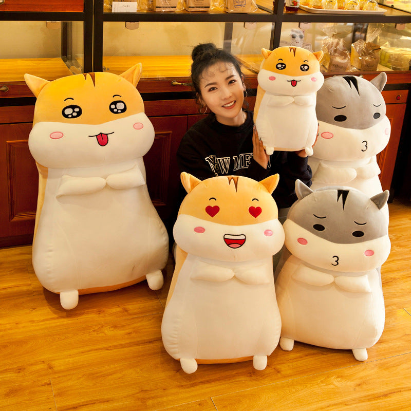 Cartoon cute hamster plush toy