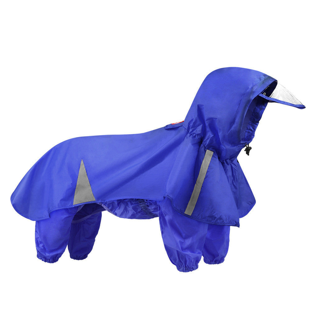Pet Cloak Hooded Raincoat