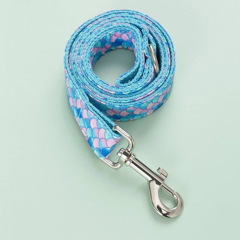 Mermaid Pet Collar Leash