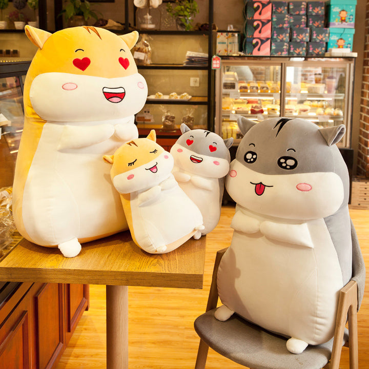 Cartoon cute hamster plush toy