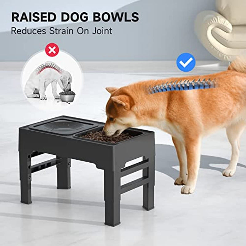 Adjustable Raised Dog Bowl