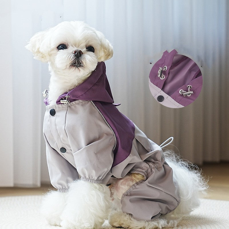 Pet Raincoat Small And Medium Size