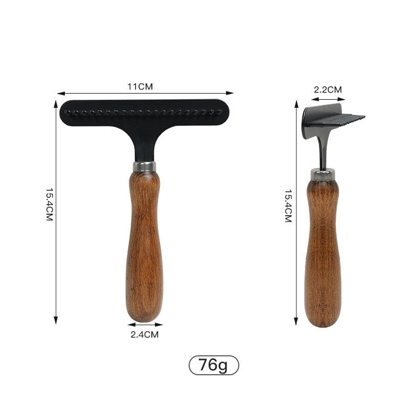 Pet Comb Solid Wood Antique