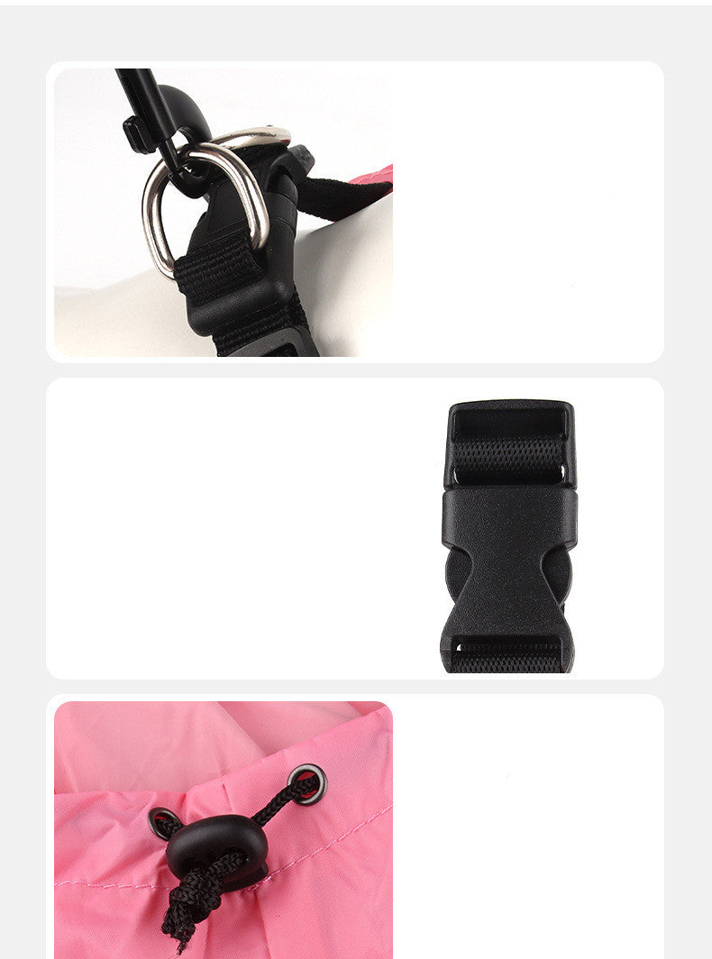 Pet Cloak Hooded Raincoat