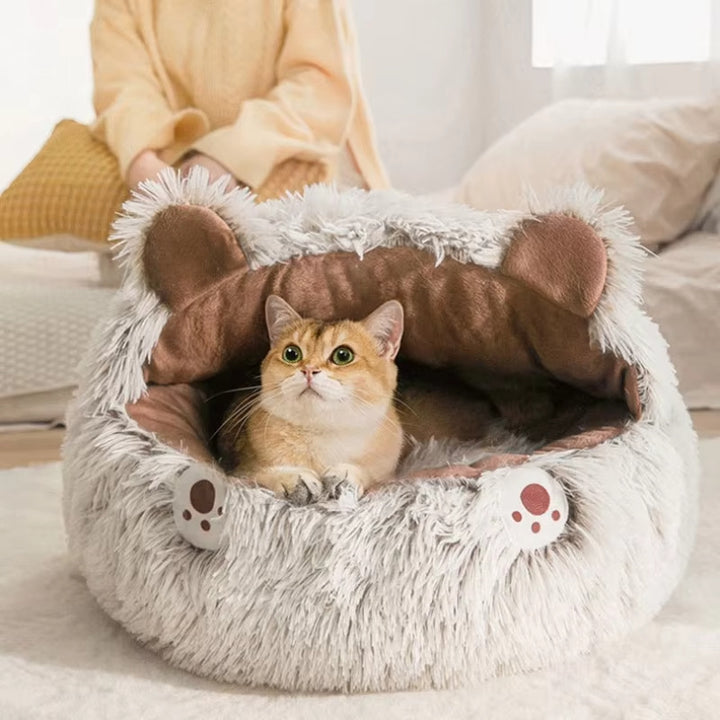 Winter New Long Plush Pet Bed