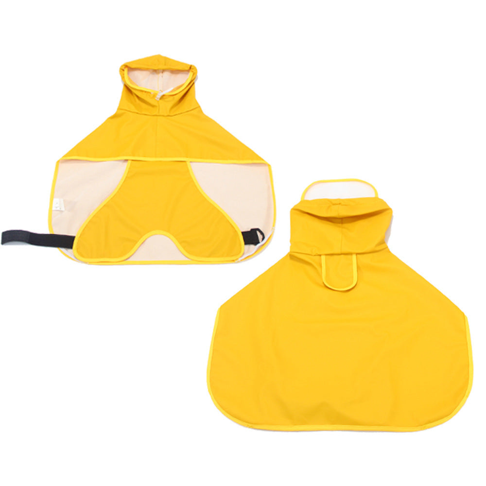 Dog Raincoat Transparent Bellyband