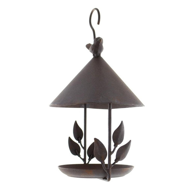American made old iron bird feeder