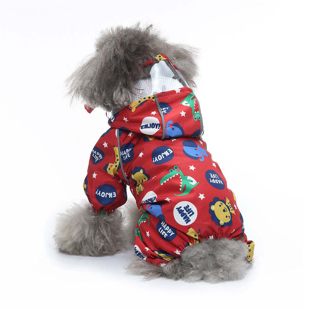 Pet Sound Dog Raincoat
