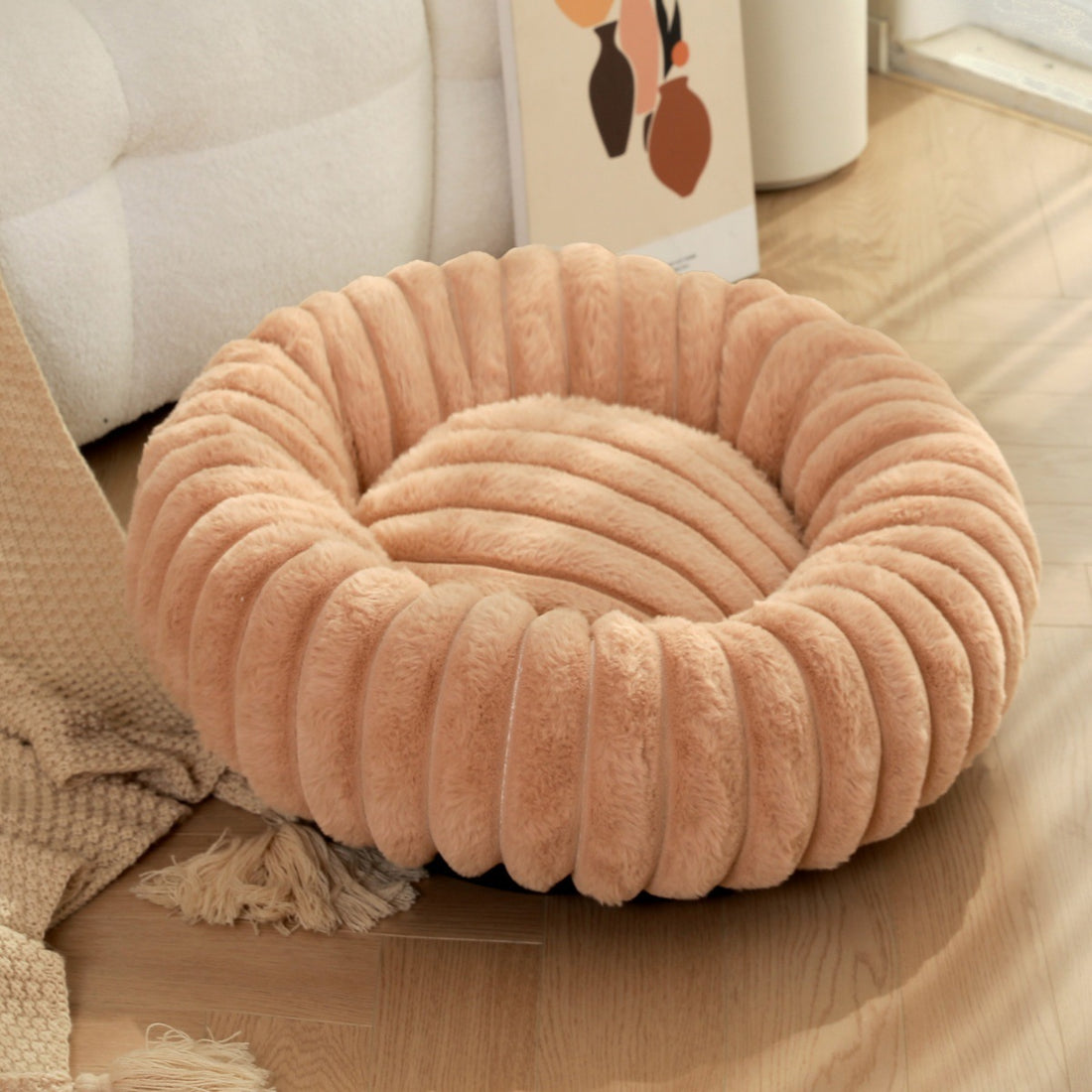 Nest Warm Winter Dog Bed