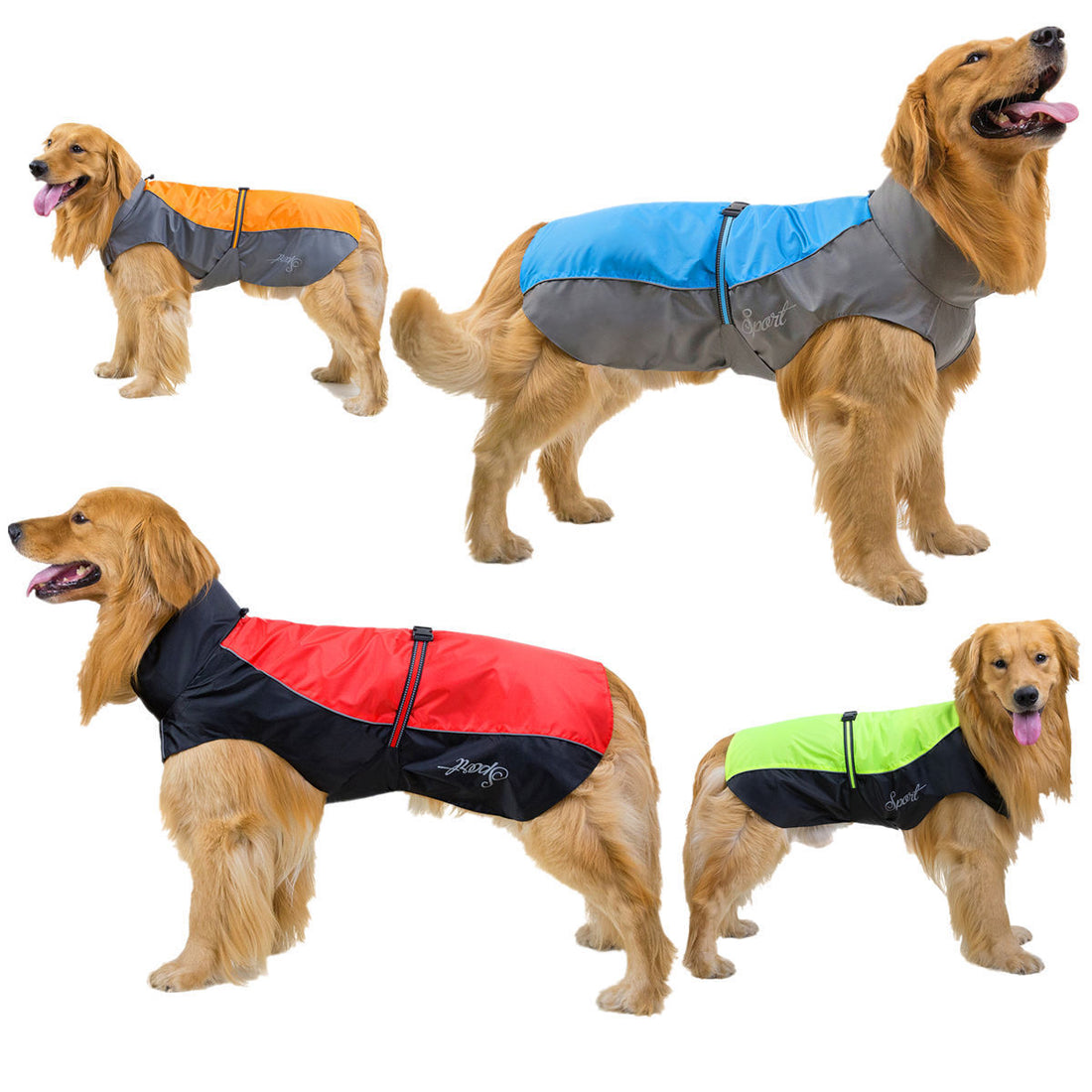 Pet Big Dog Clothes Raincoat
