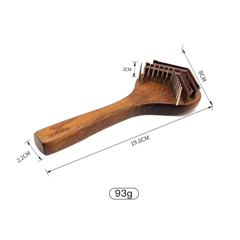 Pet Comb Solid Wood Antique