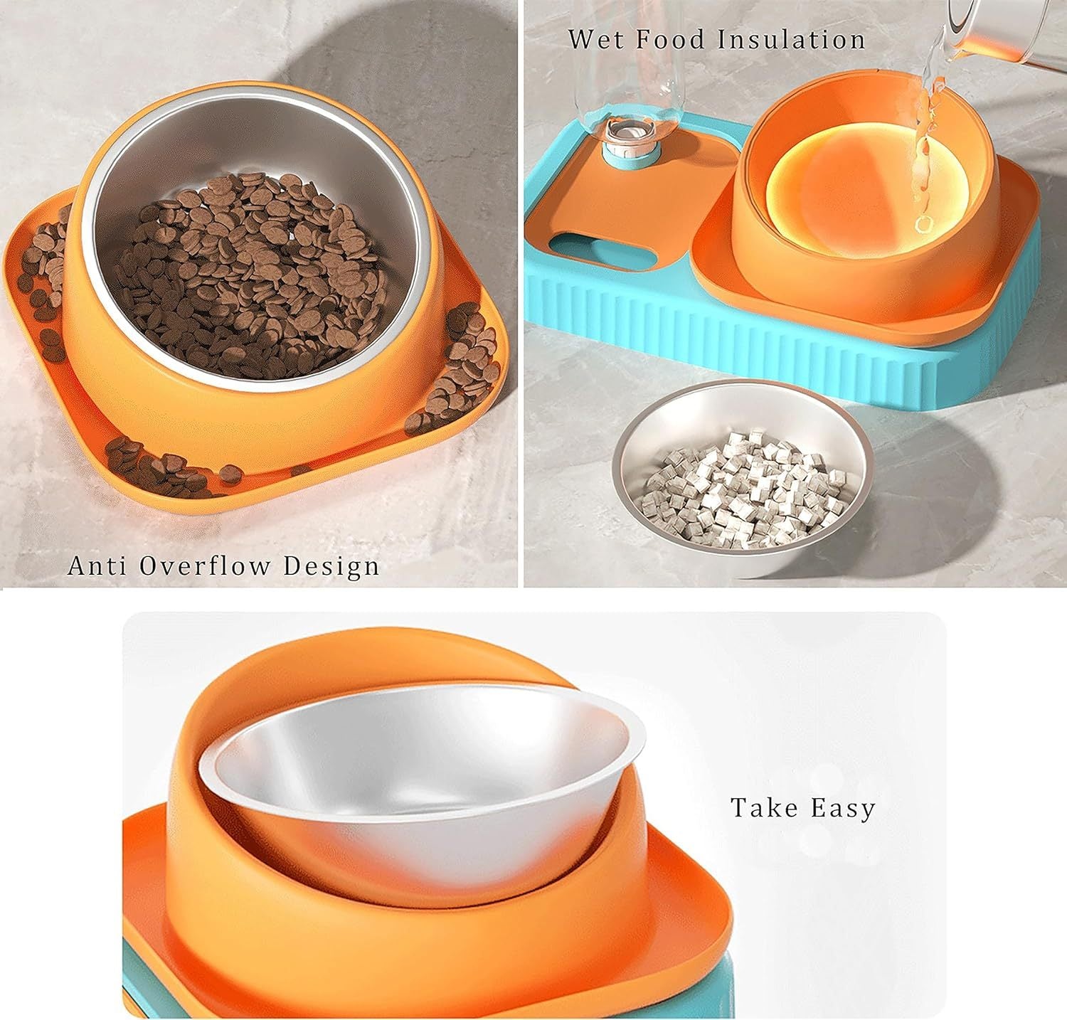 Pet Double Food Bowls