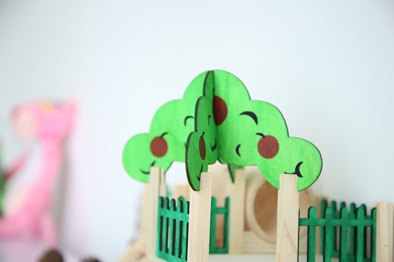 Hamster Wooden Luxury Castle