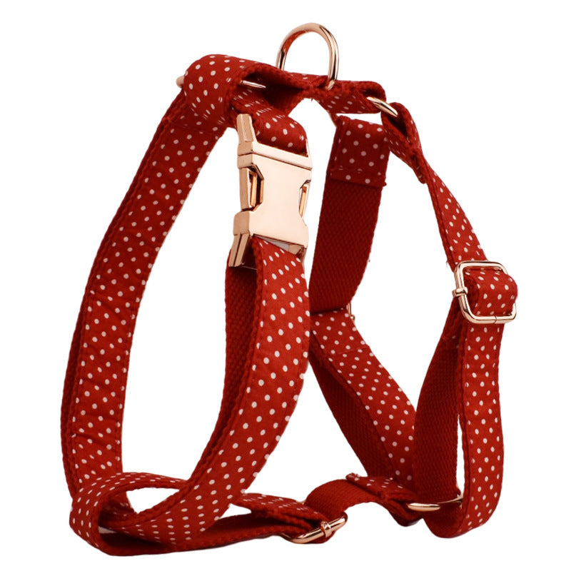 Red Dot Dog Leash Supply Pet Supplies Collar