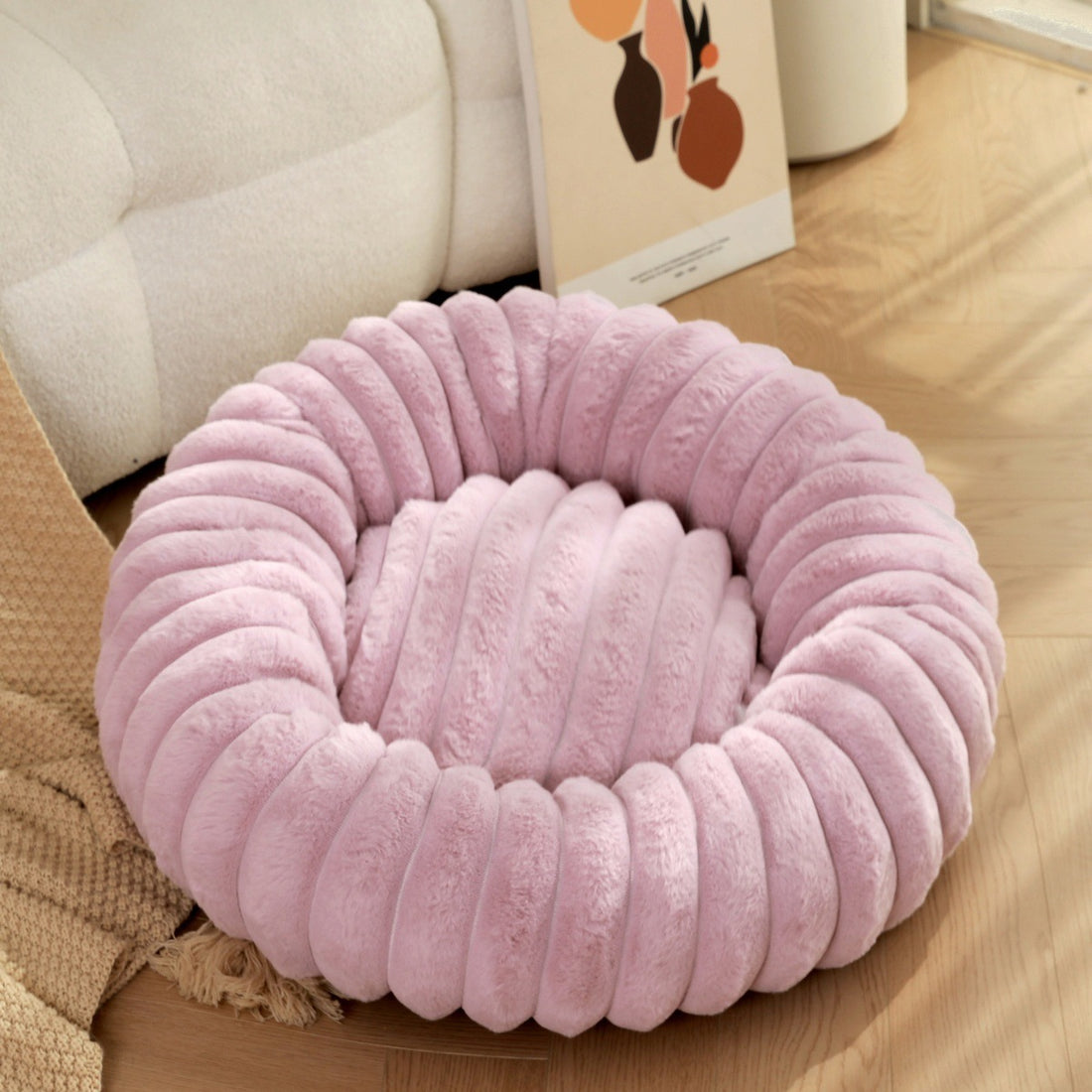 Nest Warm Winter Dog Bed