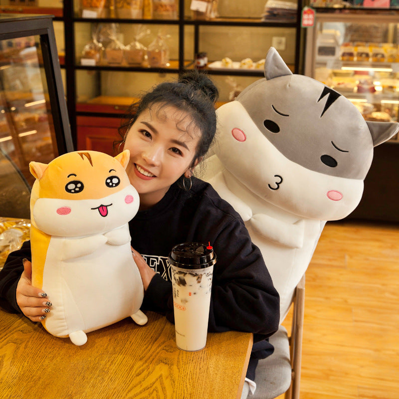 Cartoon cute hamster plush toy