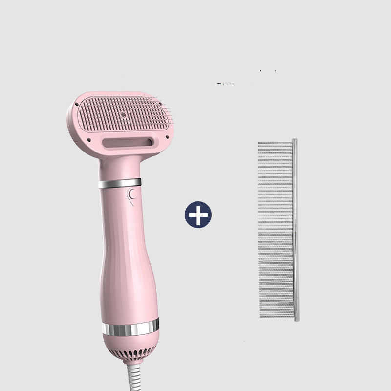 Pet Brushing Hair Dryer Comb Drying