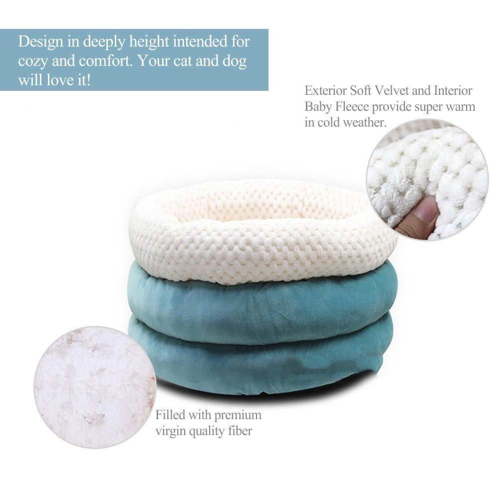 Semi-closed Pet Deep Sleep Bed