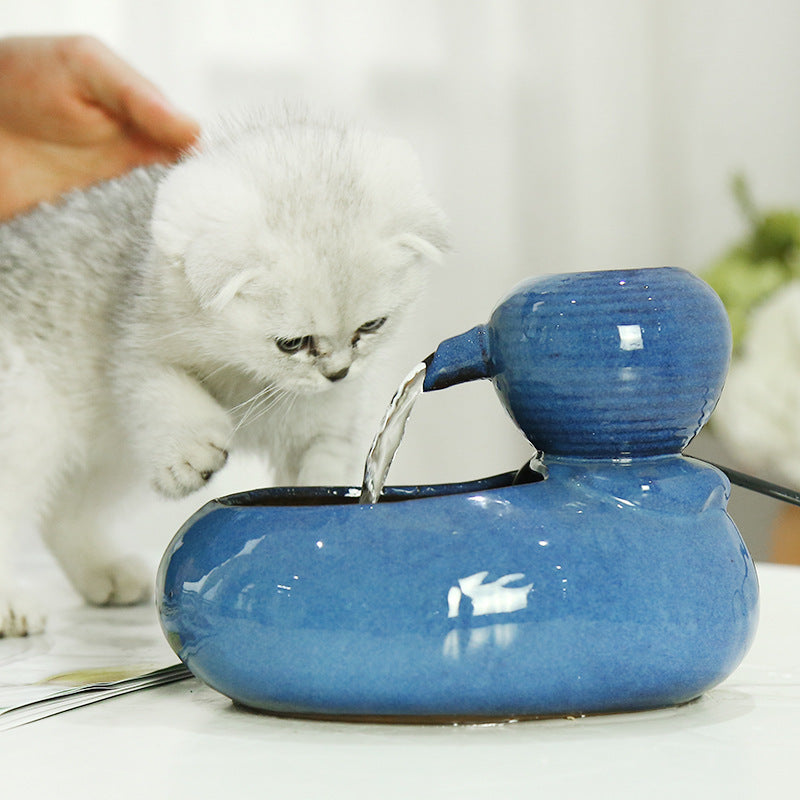 Cat Ceramic Automatic Water Dispenser
