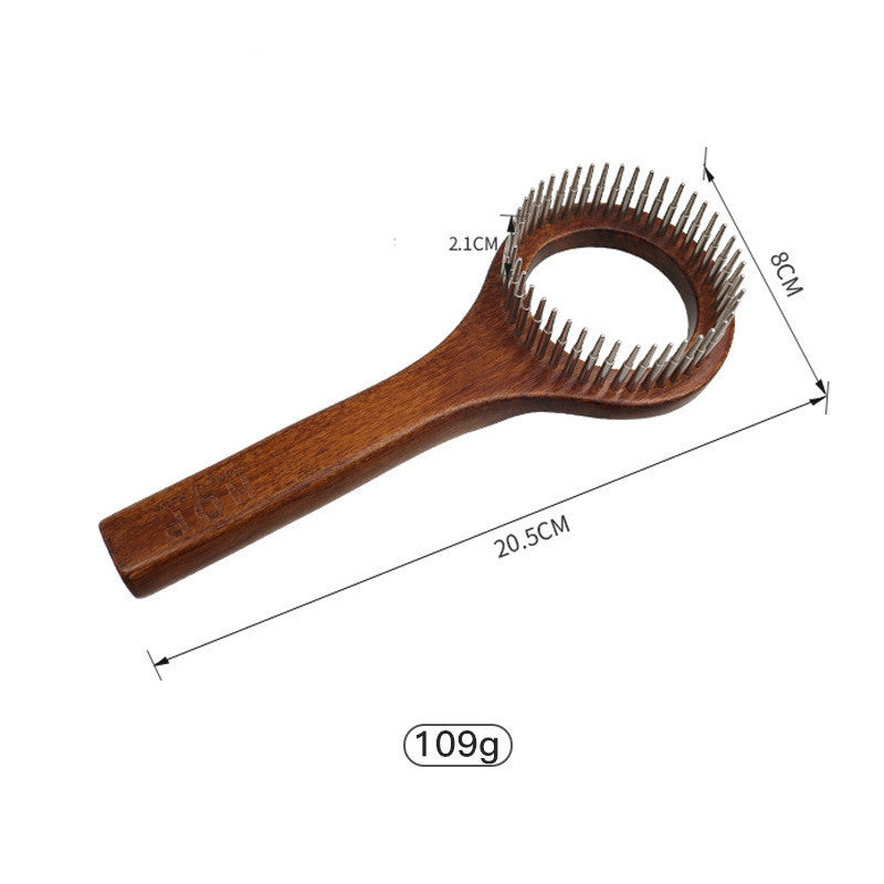 Pet Comb Solid Wood Antique