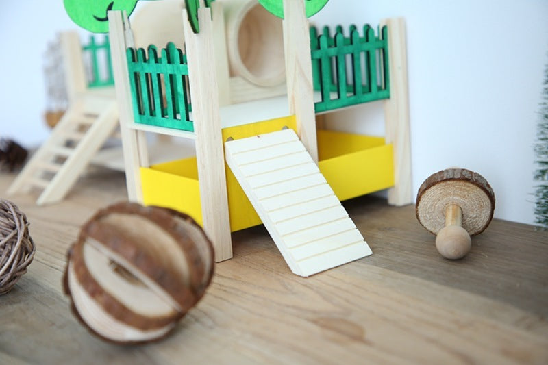 Hamster Wooden Luxury Castle