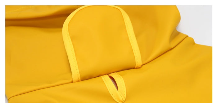 Dog Raincoat Transparent Bellyband