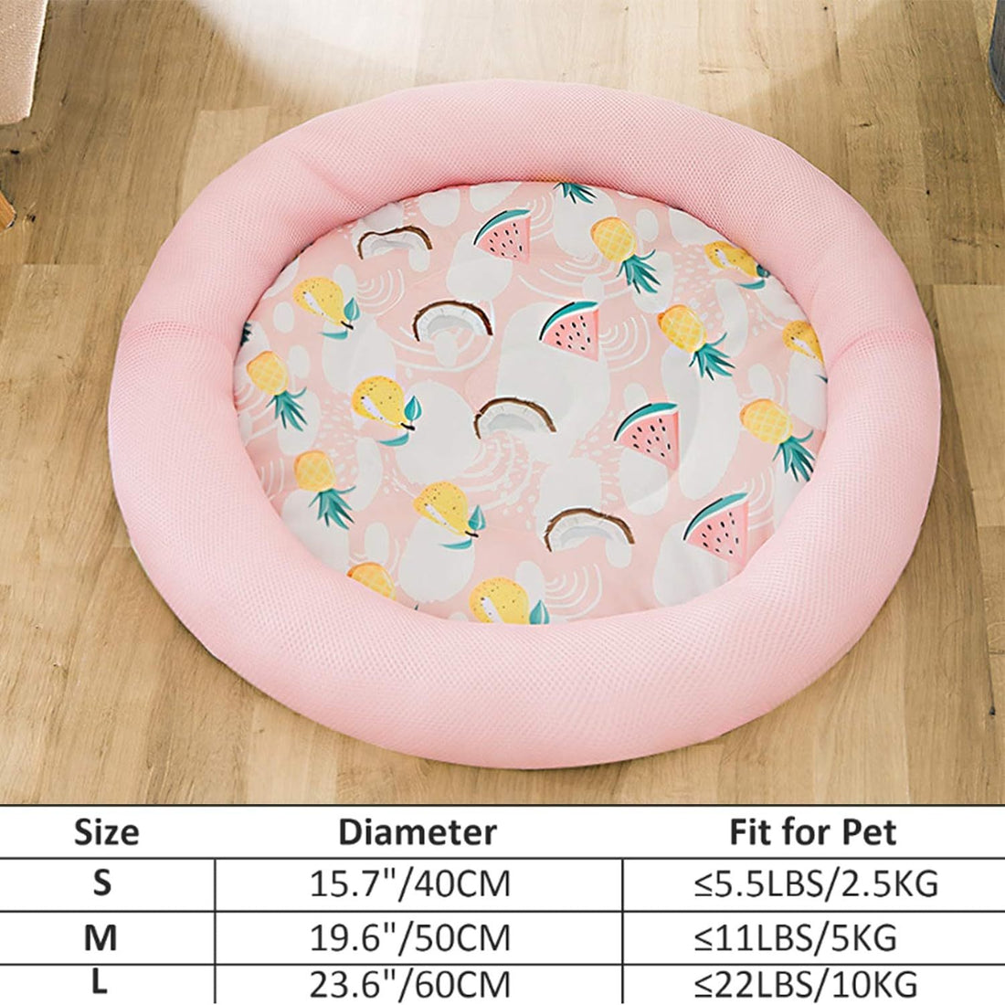 Cooling Dog Bed Soft Summer