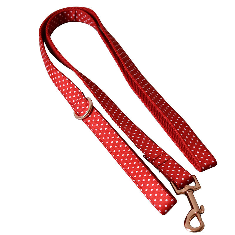 Red Dot Dog Leash Supply Pet Supplies Collar