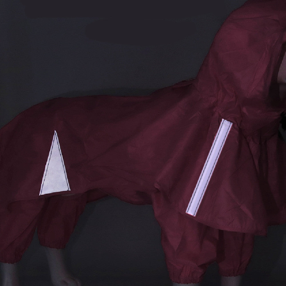 Pet Cloak Hooded Raincoat