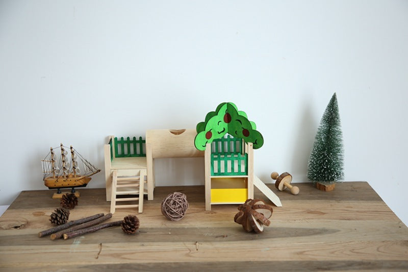 Hamster Wooden Luxury Castle