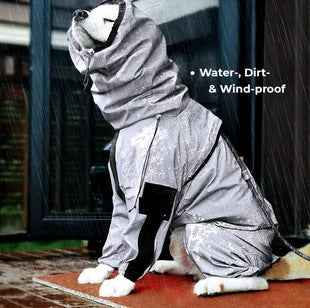 Dog Pet Reflective Rainproof Raincoat
