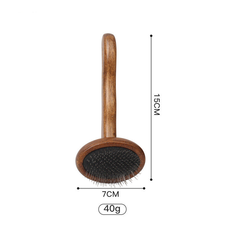 Pet Comb Solid Wood Antique