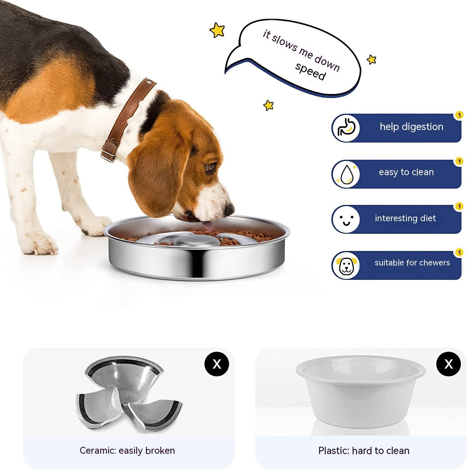 Pet Slow Feeding Bowl Neck Protector