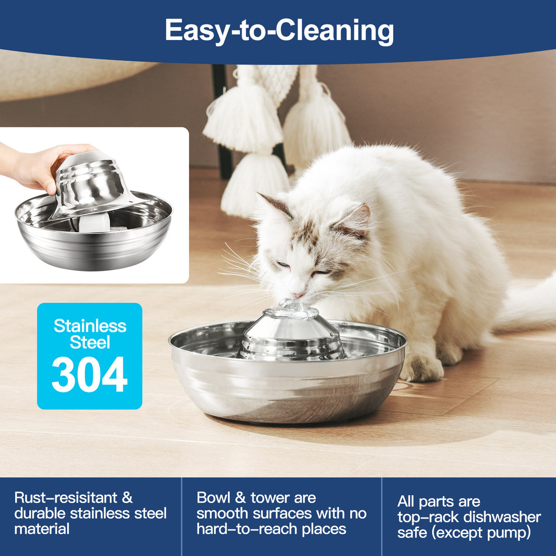 Stainless Steel Pet Water Dispenser