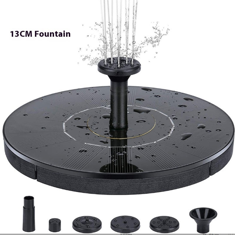 Solar Bird Bathtub Floating Fountain